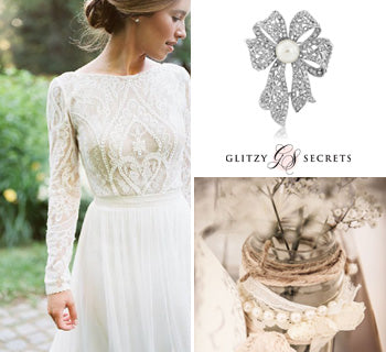 Timelessly Elegant Lace & Pearl Wedding Ideas
