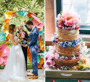 Over The Rainbow: Ideas For A Multi-Coloured Wedding Theme