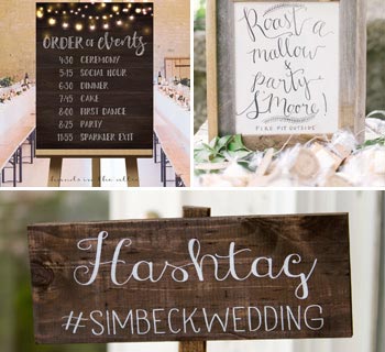 Cute Wedding Sign Ideas for Your Special Day