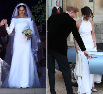 Comparing Meghan Markle's Two Wedding Dresses