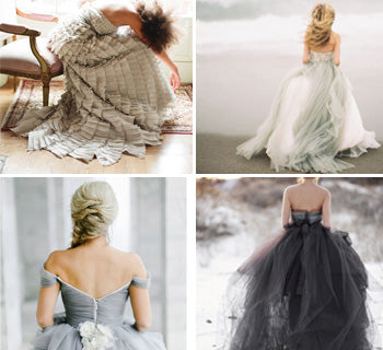 Fifty Shades of Grey For A Classy Wedding Day