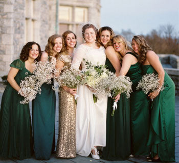 Luxurious Emerald and Gold Wedding Inspiration