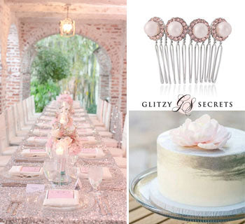 Pastels & Metallics: Stunning Pink & Silver Wedding Inspiration