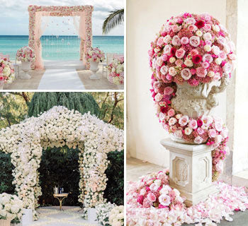 15 of the Most Lavish Wedding Aisles Ever