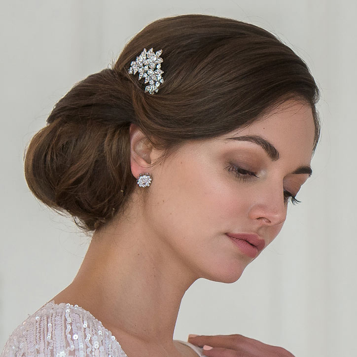 collection of diverse hair accessories for bridesmaids