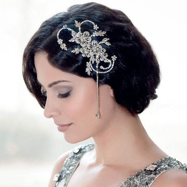 Statement vintage wedding hair comb collection