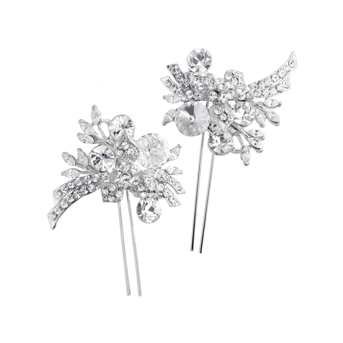 Enchanting Sparkle Crystal Wedding Hair Pins