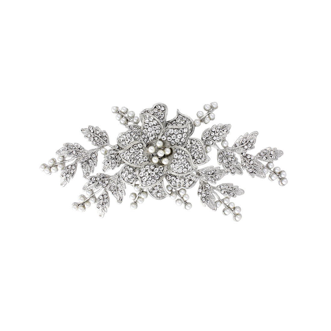 Heirloom Fleur Crystal & Pearl Bridal Headpiece