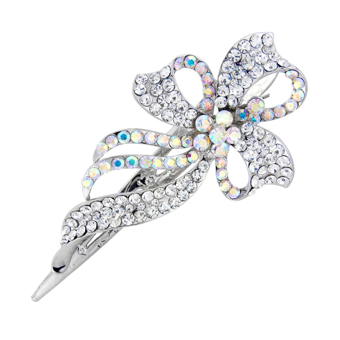 Radiant ribbons crystal fashion concord clip