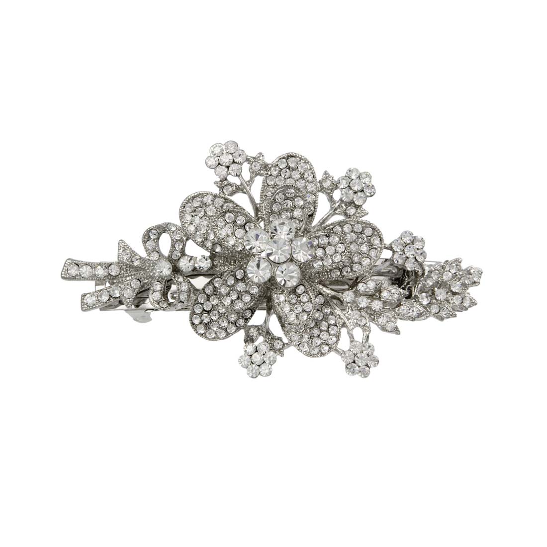 Romance Crystal Flower Vintage Wedding Hair Clip