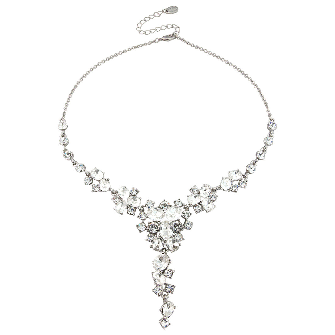 Starlet of the Forties Crystal Y Necklace