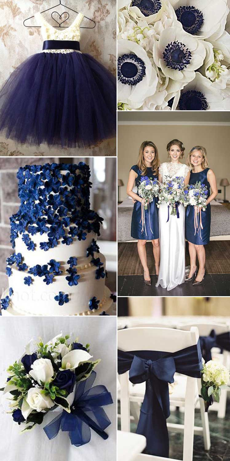 Midnight Dreams Classic Navy Wedding Ideas Glitzy Secrets