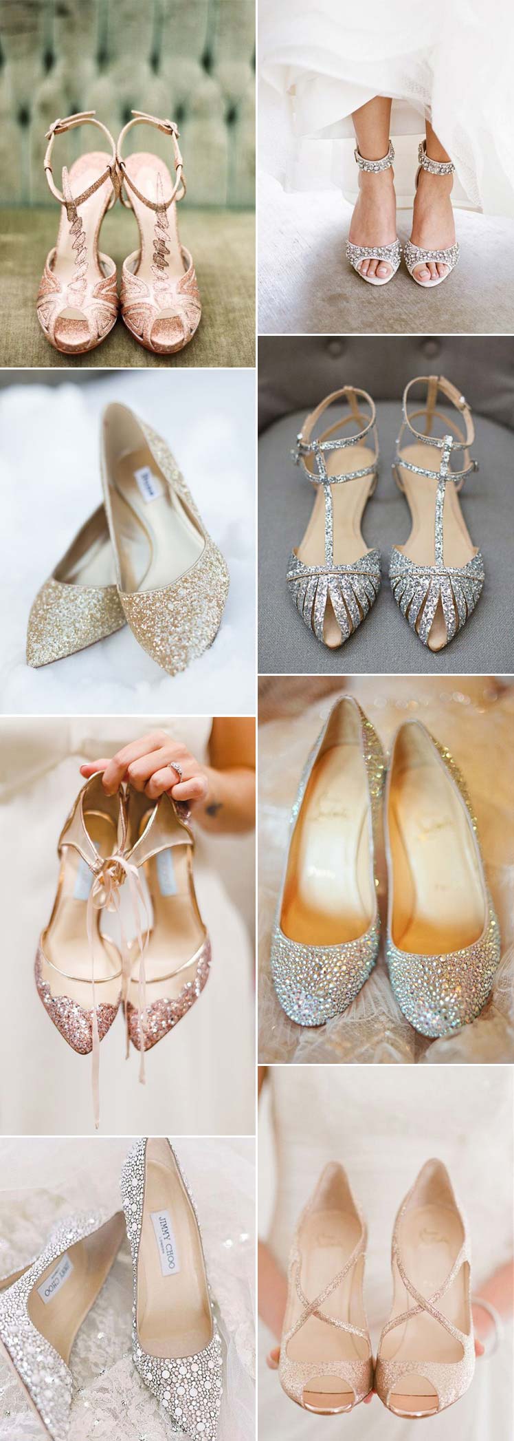 Stepping Out in Sparkly Wedding Shoes - Glitzy Secrets