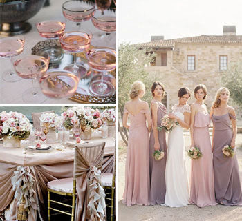Romantic Ideas for an Antique Rose Wedding Scheme