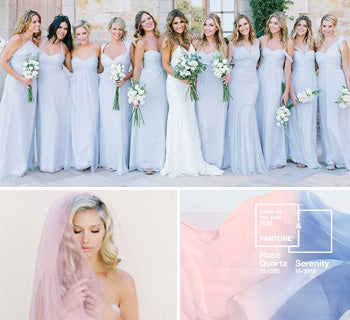 Pink & Blue Wedding Ideas Inspired by Pantone