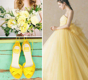 Sorbet Dreams:  Beautiful Lemon Wedding Inspiration