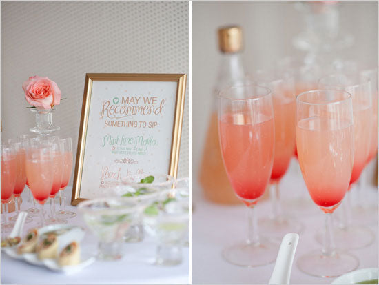 Summer Mint and Peach Wedding Ideas