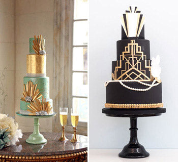 15 Fabulous Gatsby Wedding Cakes