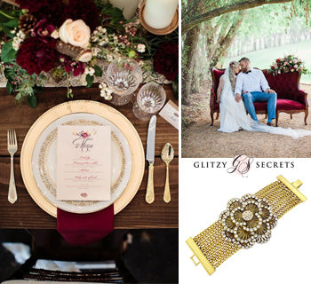 Decadent Burgundy & Gold Wedding Inspiration