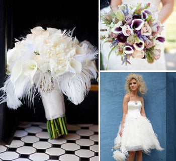 Fabulous Feather Wedding Ideas for a Feminine Theme