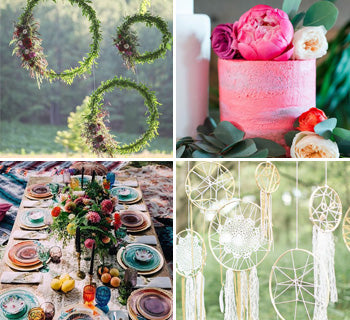 5 Beautiful Boho Wedding Colour Palettes