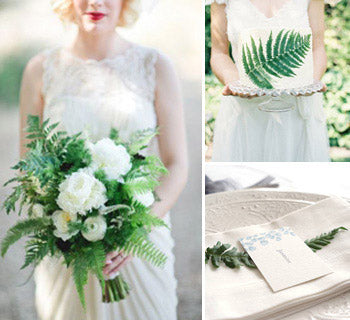 Going Green: 10 Ideas for a Fabulous Fern Wedding Theme