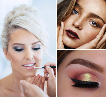 Metallic Wedding Makeup Ideas for Subtle Shimmering Look