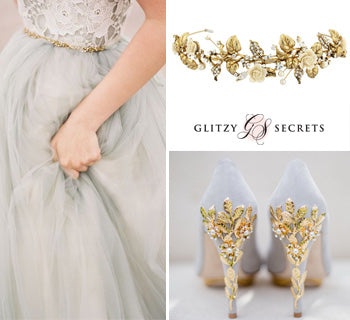 Romantic Grey and Gold Wedding Ideas