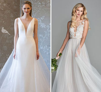 Deep V Fronted Wedding Dresses For 2018