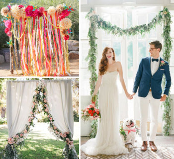 IInspiration for Beautiful Wedding Backdrops