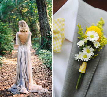 Chic Grey Wedding Ideas with a Twist of Lemon