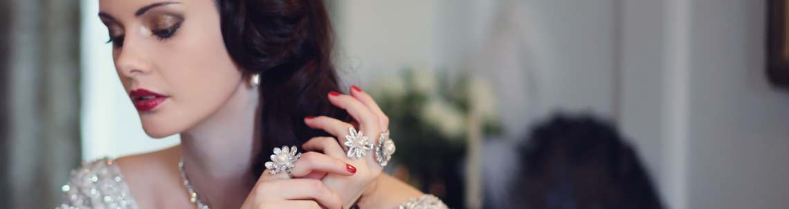 Vintage Wedding Cocktail Rings