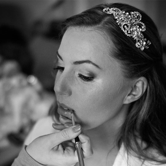 Michaela wears Heirloom of Charm Side Tiara by Glitzy Secrets