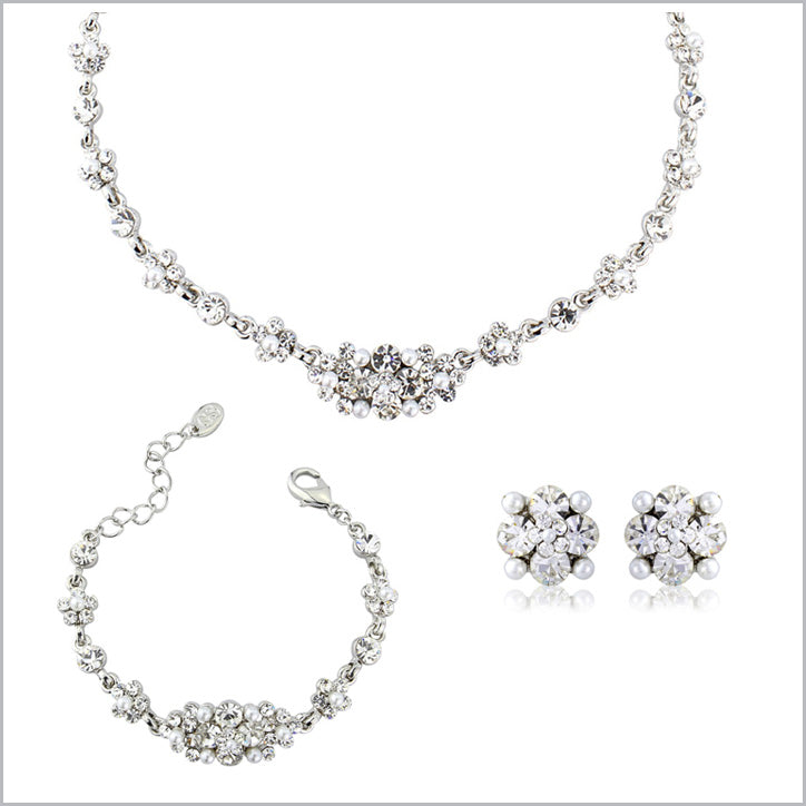 Pearl jewellery set collection