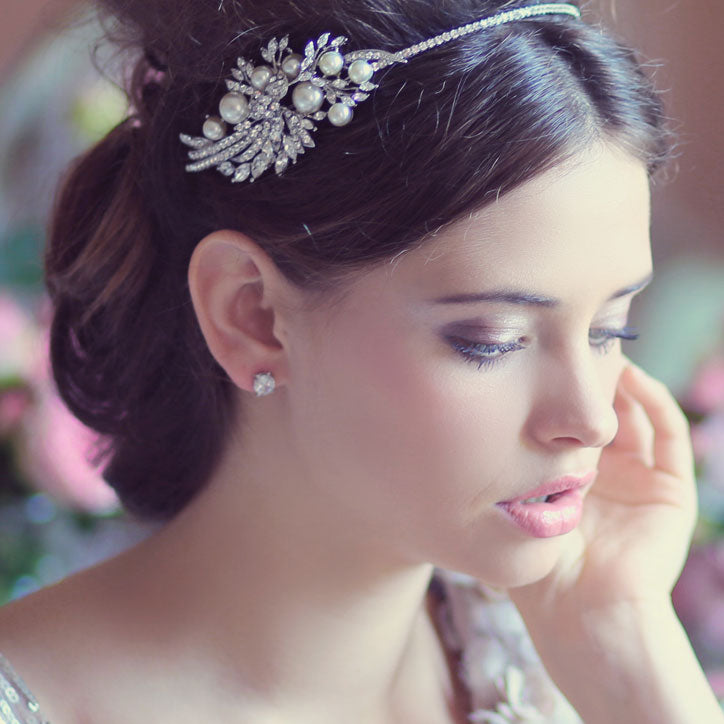 Pearl side tiaras