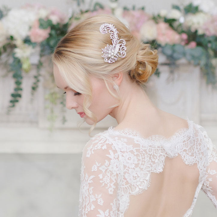 Sensational Pearl Wedding Hair Combs