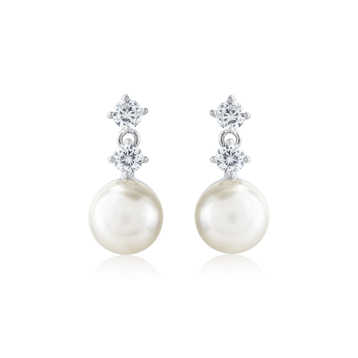 Pearls of Class Small Drop Earrings