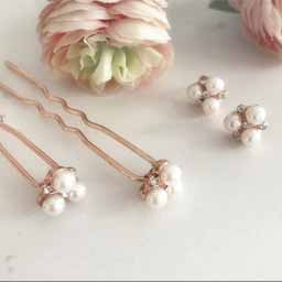 Rose Gold Wedding Accessories