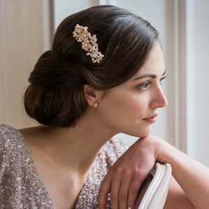 Rose Gold Wedding Hair Accessories