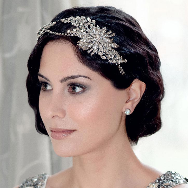 Vintage wedding side tiaras inspired by past decades