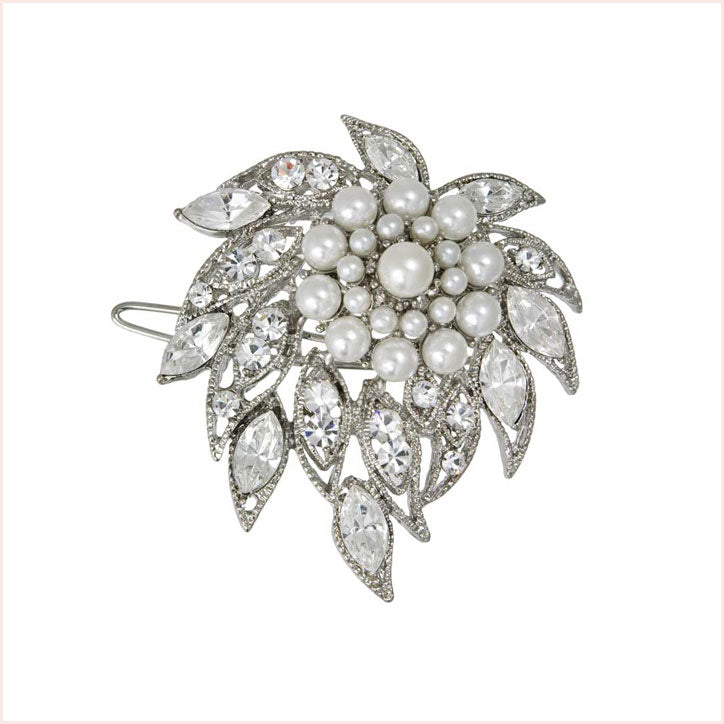 Classic hair slides for brides