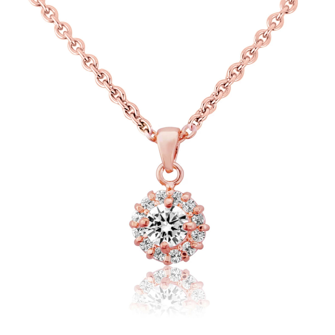 Blush of Eternity Cubic Zirconia Pendant