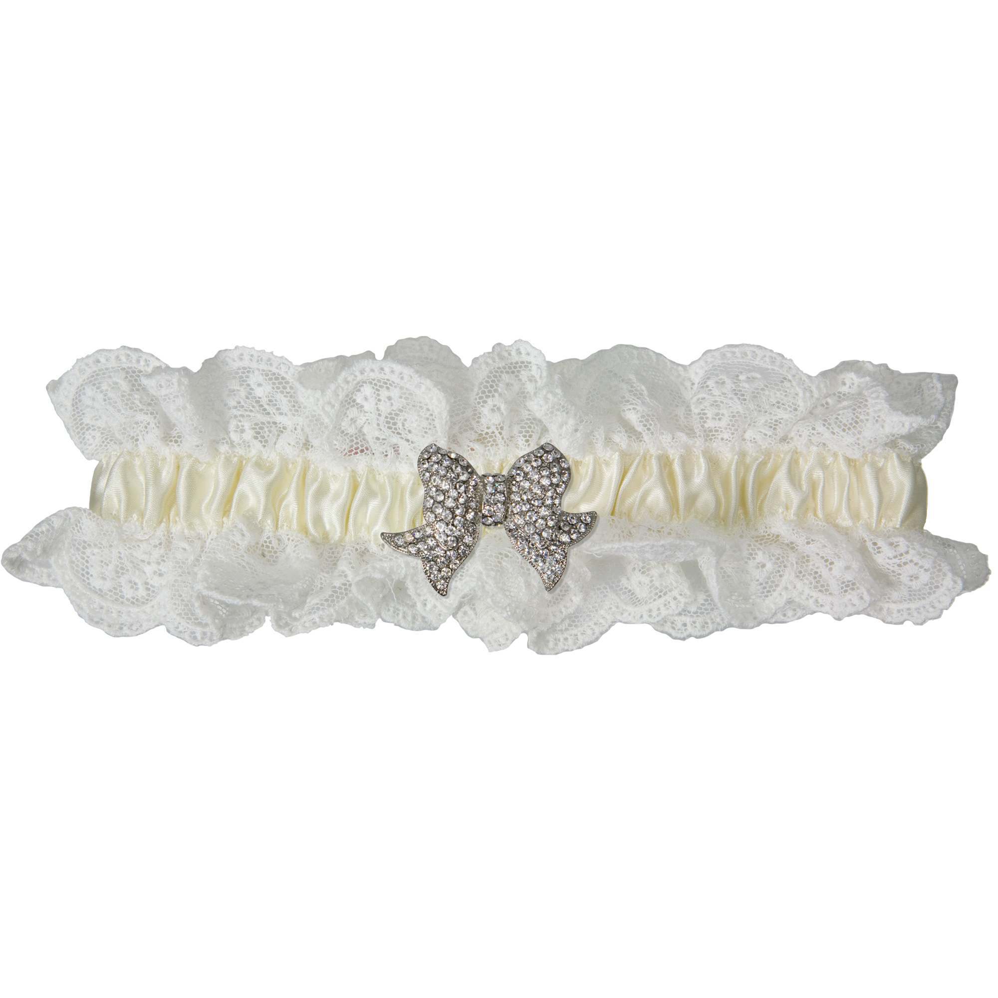 Cherish Lace Wedding Garter - Ivory