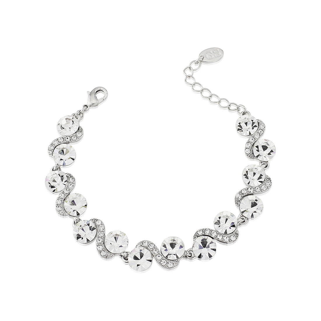 Classic In Crystal Eternity Bridal Bracelet