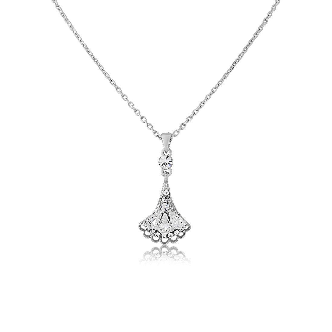 Deco Dream Crystal Fan Pendant