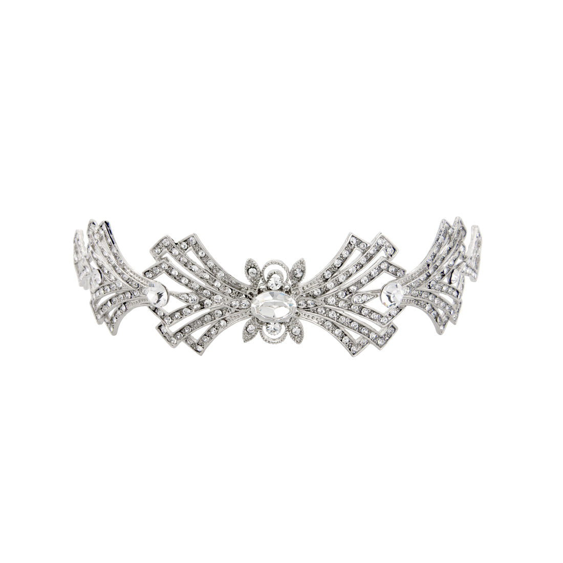 Deco Extravagance Vintage Wedding Tiara Seen on Downton Abbey