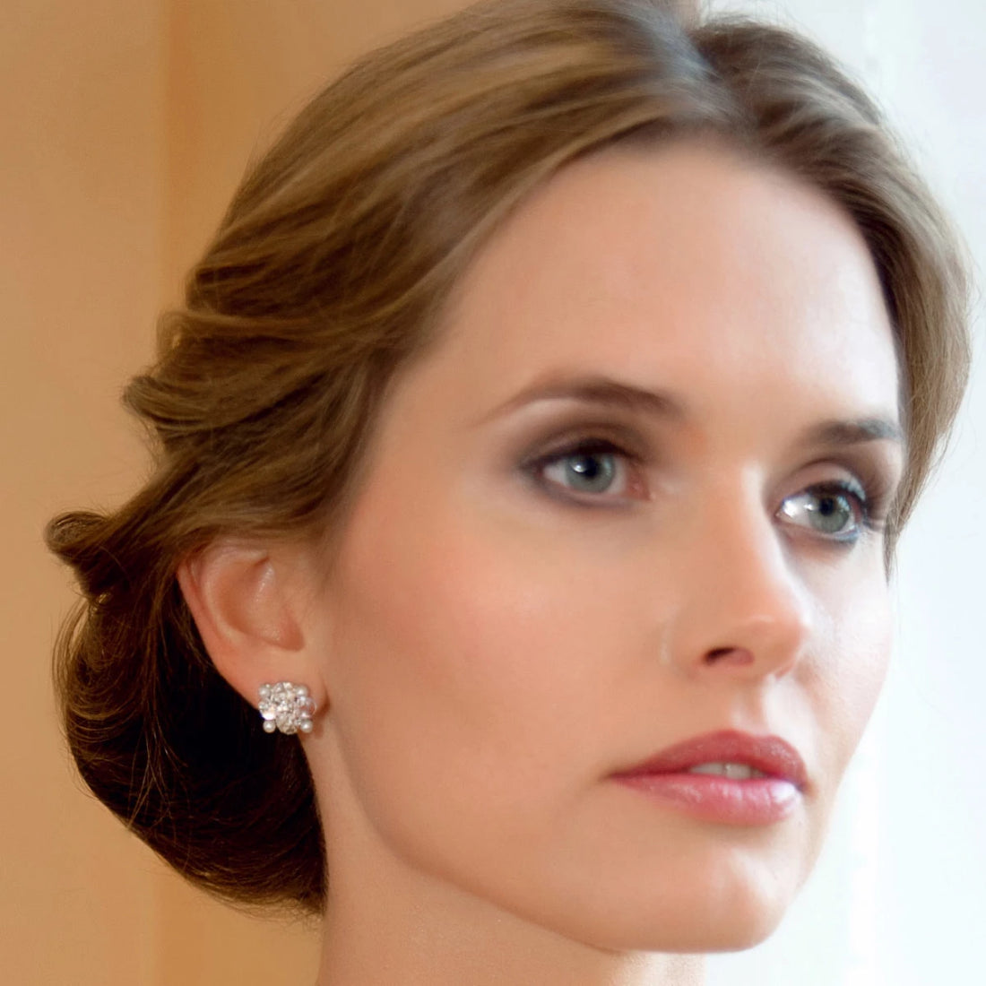 Delicate pearl earrings store