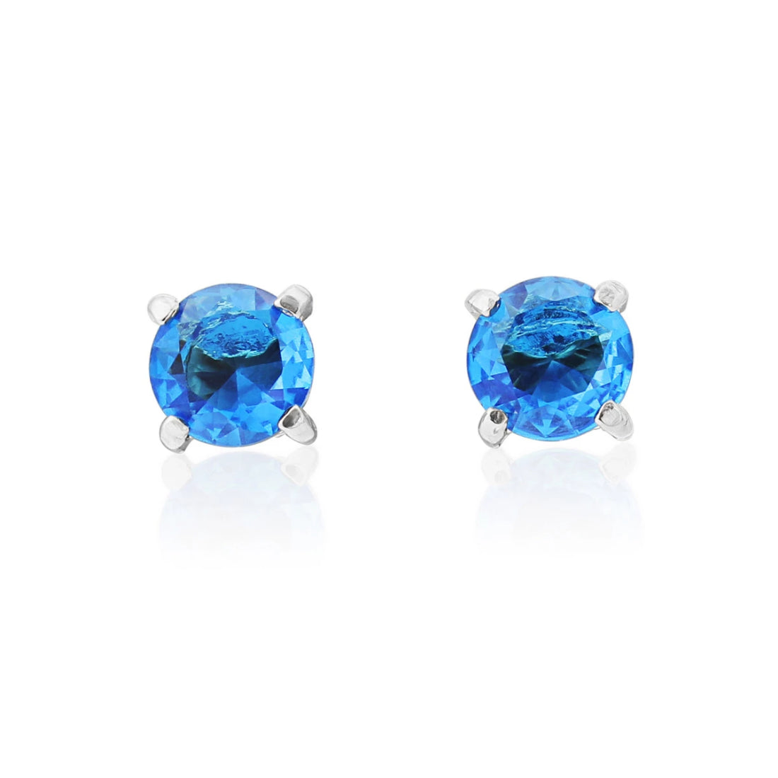 Enchanting Aqua Blue Stud Fashion Earrings