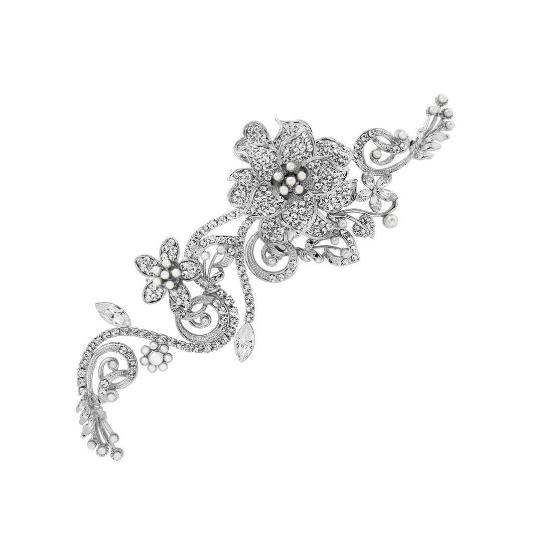 Garden of Beauty Bridal Crystal Vine Headpiece