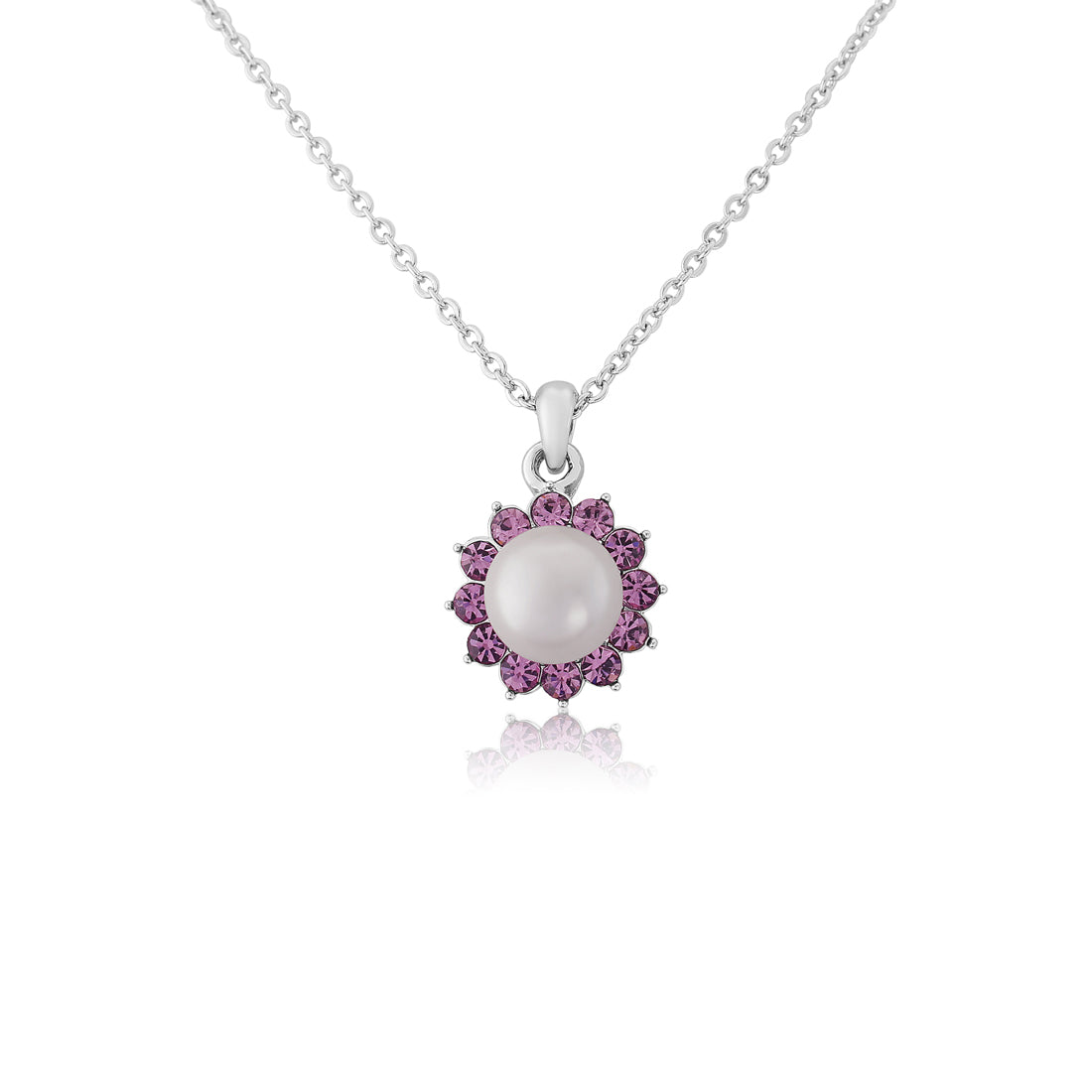 Haze of Amethyst Pearl Pendant